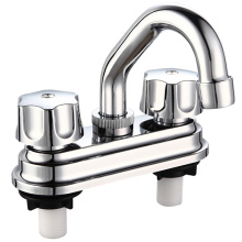 4" Chromed ABS Basin Faucet with Two Handle